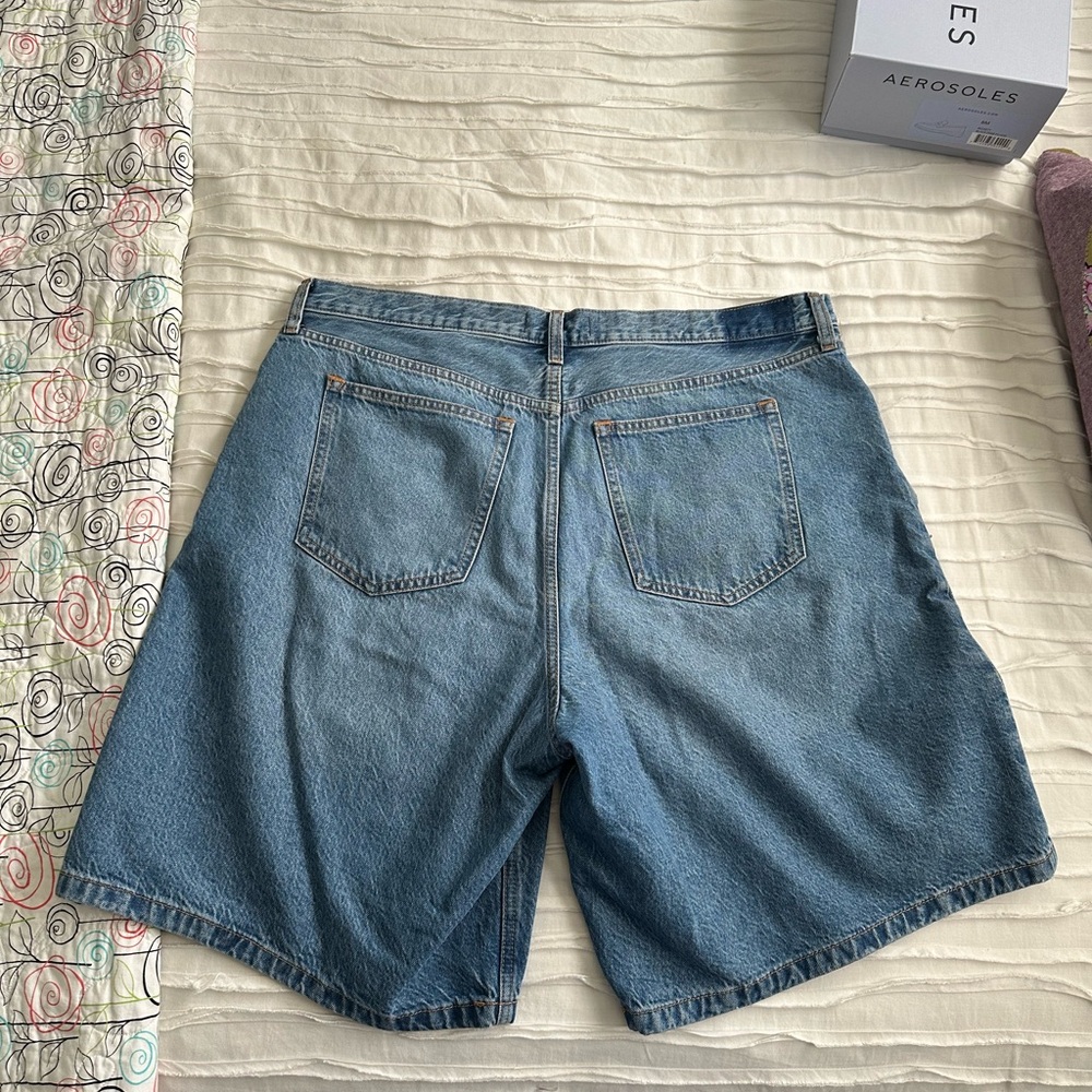 Abercrombie & Fitch Blue Curve Love Loose Shorts
